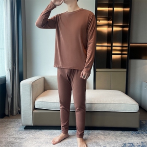 一件2025秋冬新款双面德绒大码男士保暖套装TZ1001-P15图片