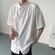 特P40无差价夏季新款潮流百搭休闲短袖衬衫-HC2275港风，男装衬衫，电商A003