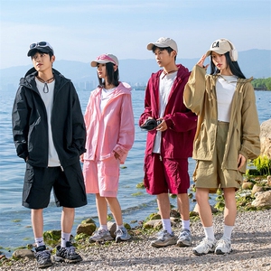 UPF100+有报告 凉感轻薄透气套装防晒服 两件套HS627-P80图片