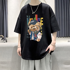 DX17211-P20纯棉短袖t恤男大码半袖打底衫宽松体恤衫大皂风，男装T恤，电商A040