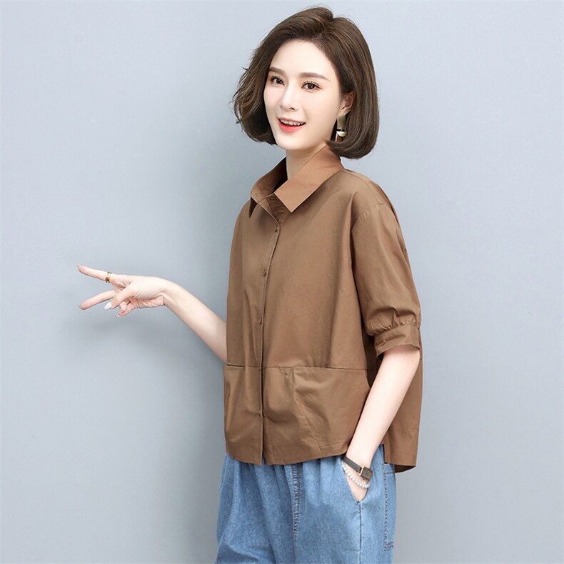 时尚宽松插肩短袖T恤夏季休闲百搭上衣,女装T恤,依恋蒂丝