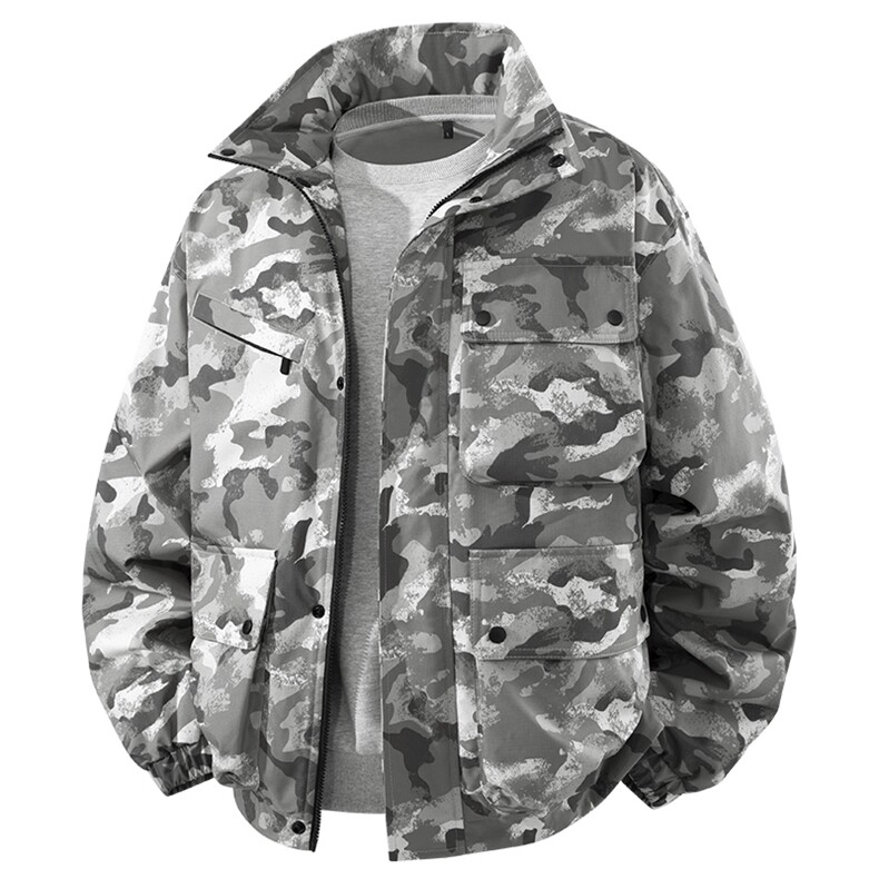 3D立体新款冬多口袋户外机能休闲棉衣外套A436-W995-P95138,男装棉衣,电商A436