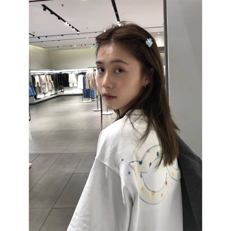 万针全刺绣工艺抖音得物高品质260克重磅纯棉双纱美式高街短袖T恤,男装T恤,电商A486