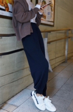 2025百搭时尚简约小脚裤舒适，女装休闲裤，松航羊绒