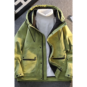 79010-特P268 秋冬新款羽绒服男加厚外套工装多口袋外套图片