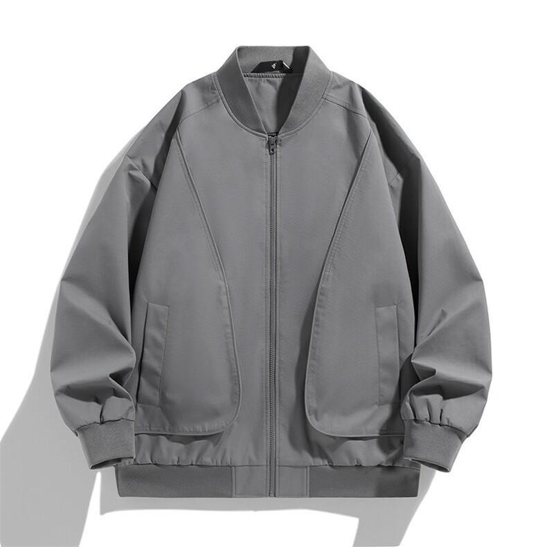 户外夹克男棒球领纯色上衣冲锋衣外套DSA157B-JK7869-P70图片