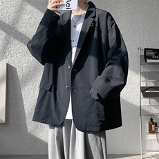8XL-M特大码西服男加肥加大码机车夹克胖子外套XZ701P105控128，男装西服，电商D206-1