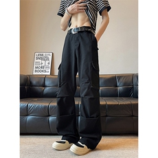 秋季美式ins高街hiphop多口袋工装裤货号K25127P65，男装工装外套，电商A063
