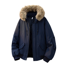 座山雕派克棉服貉子毛加厚外套，男装棉衣，星座1206（原A206）