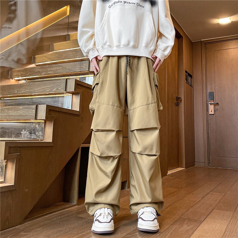 8XL-M刺绣冲锋裤男款大码春秋户外机能登山裤直筒阔腿裤KZ020P50,男装休闲裤,电商B312