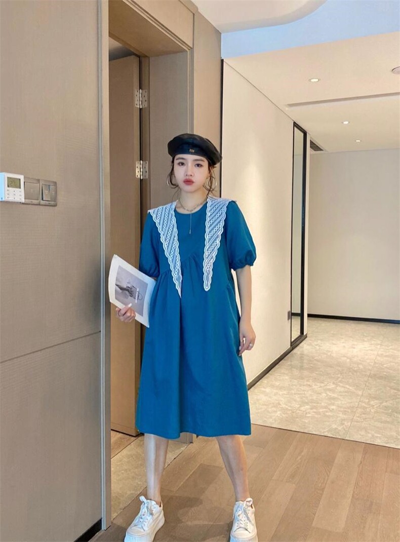 棉麻连衣裙，女装连衣裙，女人家淼漫