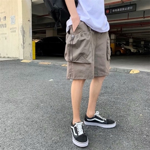 潮流夏季男士短裤嘻哈ins潮牌宽松工装休闲运动五分裤子DK083-p25图片