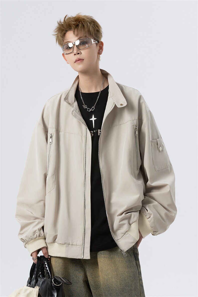 立领飞行夹克工装夹克男xh97-特p65,男装夹克,电商B367