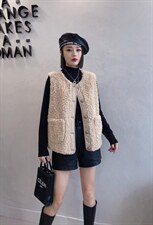 皮毛马甲，女装马甲，嫣然贝阁