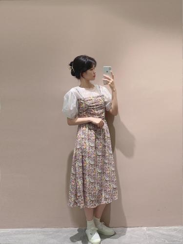 【现货】碎花裙天丝面料垂感很好,女装,嘉乐馨秀(8F)