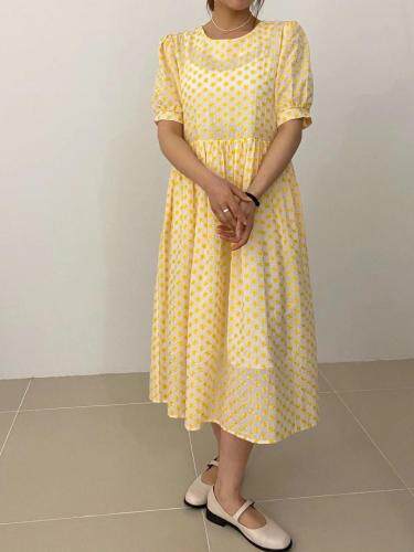 元气初夏款-小雏菊连衣裙，女装连衣裙，LUCY