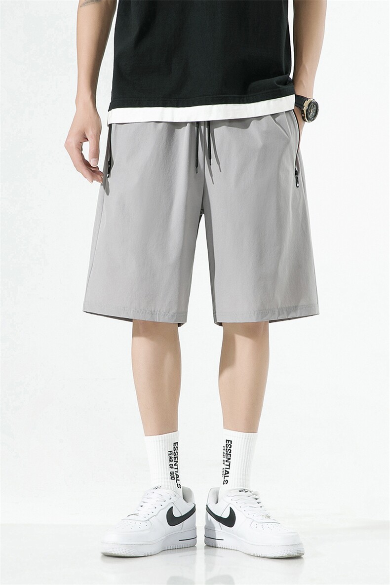 205-M-5XL短裤男夏季薄款男装运动休闲潮牌五分裤宽松大裤衩裤子,男装牛仔裤,星座1204