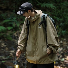 防晒衣男女款夏季美式潮牌冰丝速干防晒服休闲连帽外套F09252-P40，男装夹克，星座308B-2