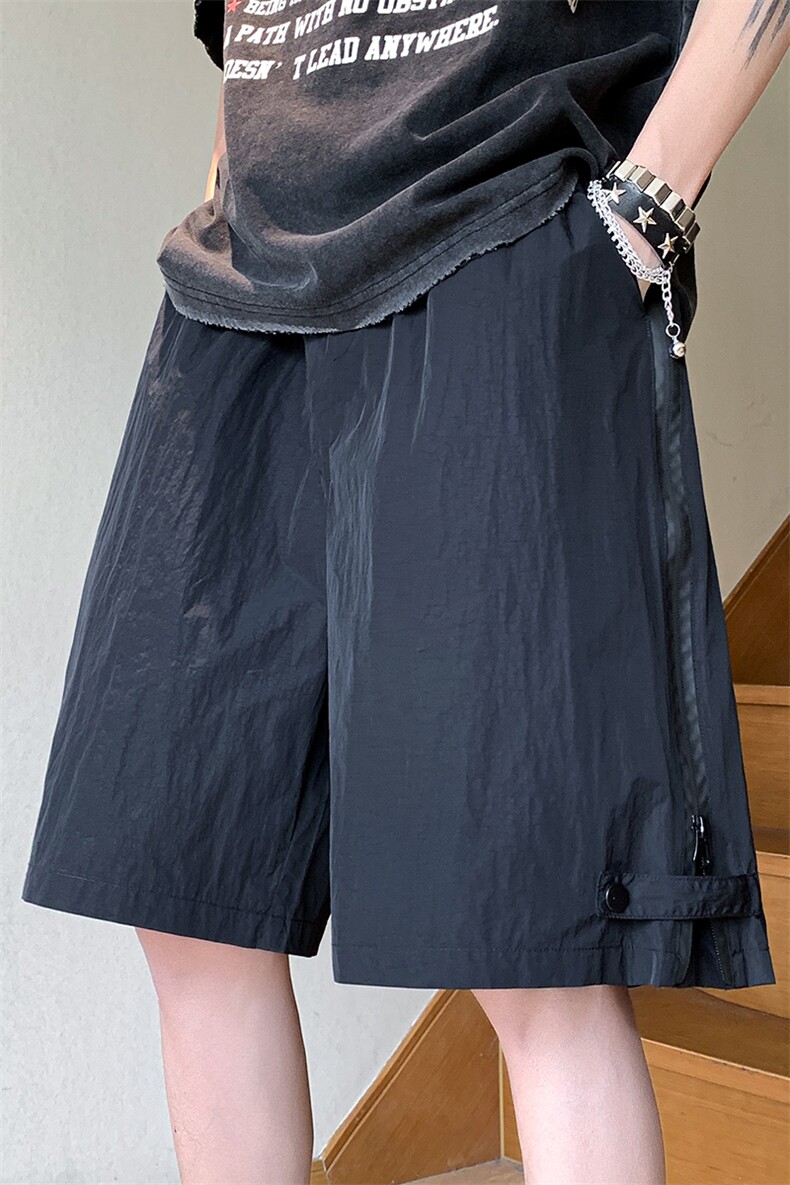 8XL-M重磅特大码短裤男防水五分裤冲锋裤男户外DK1503P50控68,男装休闲裤,电商D206-1