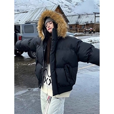 网图加厚棉服美式cleanfit防水保暖可拆卸毛领外套MY666特P90，男装棉衣，电商A341
