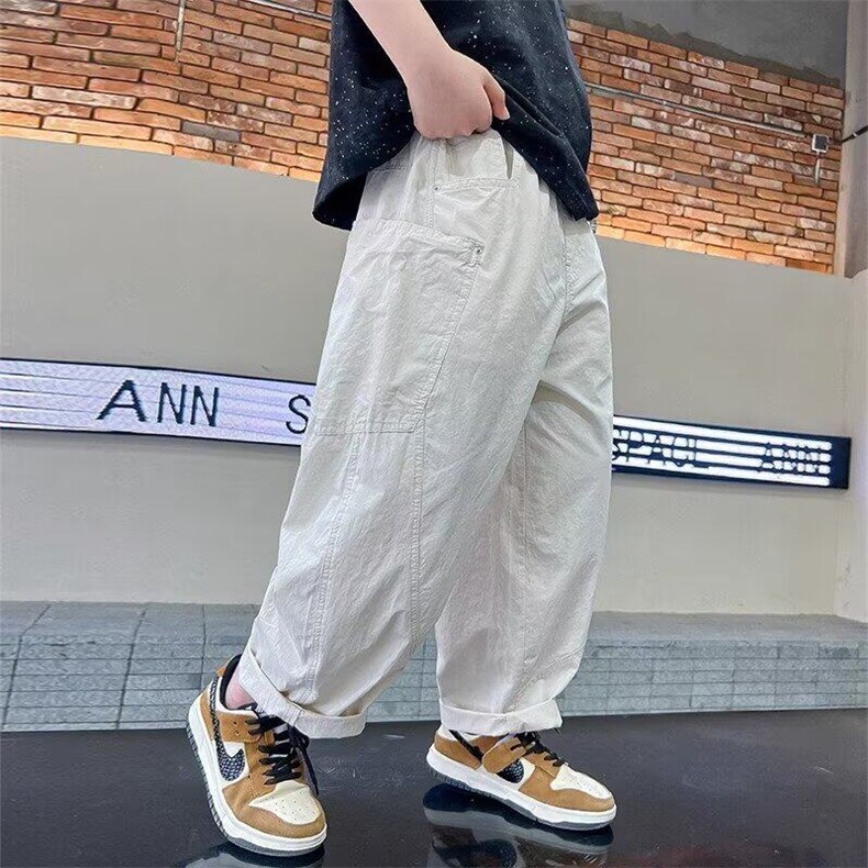 网络图现货潮牌锦棉邹版宽松直筒休闲裤子RG58-P40,男装休闲裤,星座1005-4