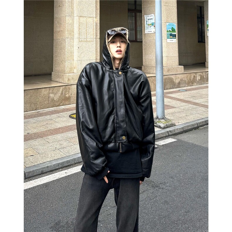 美式高级感夹克棉服男冬季加绒加厚双面穿皮毛一体外套A235/特P13,男装夹克,星座206（原A221）