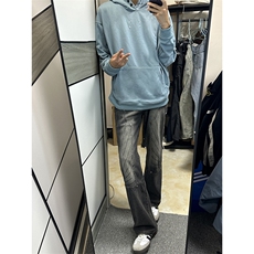 B221美式ins高街暗黑小众铆钉伐木裤牛仔裤LK23145-P65控88，男装牛仔裤，电商B221