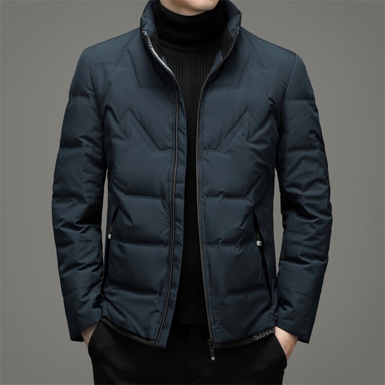 羽绒服中年男士常规款冬季商务休闲鸭绒外套21新款ZELD9812-P260,男装羽绒服,电商B212（原钱塘6029）