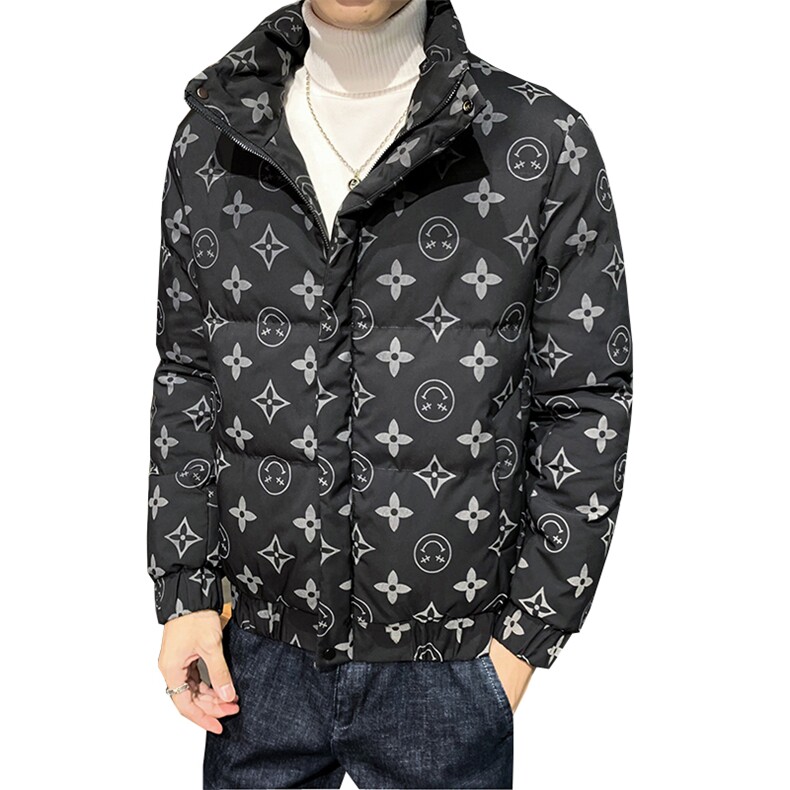 312A-5-601-P125冬季夜光新款男士韩版棉衣立领加厚潮流棉服b,男装棉衣,星座312A-5