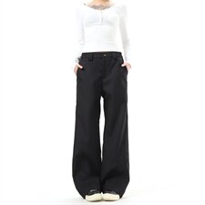 1506/Q4210/P57马年生肖花纹重磅刺绣垂感西裤弹力腰微喇裤，男装西裤，星座1506