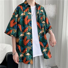 短袖衬衫春款男港风潮流C1190P26,男装衬衫,星座1116-2