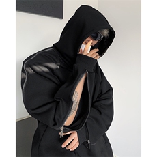 F156-P552024春季新款连帽卫衣男高街vibe潮牌百搭休闲上衣现货，男装卫衣，星座512-6