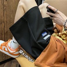 XZ616夏秋衔接新款贴标华夫格休闲短裤TY369P35控48，男装休闲裤，星座512A（原616）