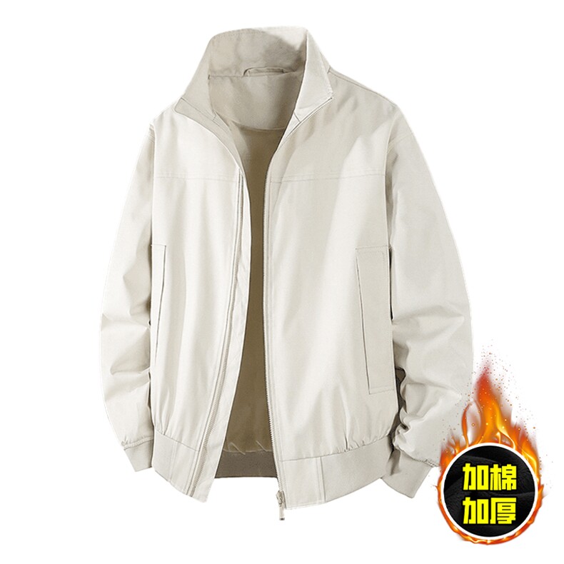 现货秋冬季美拉德立领飞行立领夹克boxy廓形棉衣高街加厚加棉外套，男装夹克，电商A486-1