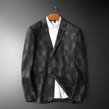 挂拍男士羊毛西装外套加厚休闲西装西服男上衣C676，男装西服，电商D225