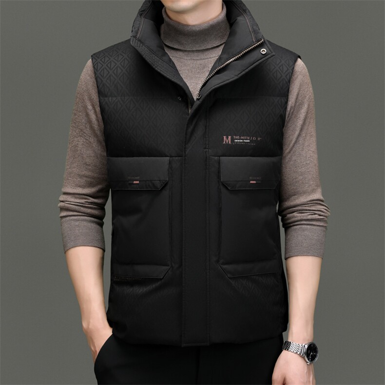 BNG2220钱塘2020-2时尚休闲冬季厚款中年男士90鸭绒羽绒服P155图片