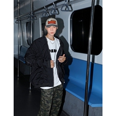 春秋夹克撞色外套痞帅设计感反穿夹克小众1016-1JK75P109K139，男装夹克，星座1016-1（原电商B408-1）