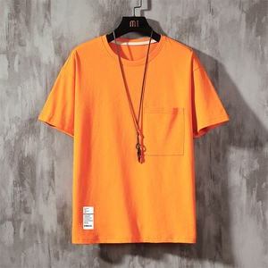 DX24045-P25大口袋百搭短袖t恤男大码半袖体恤上衣服图片