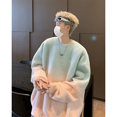 男士复古扎染百搭慵懒宽松针织衫MY301-P65，男装针织衫/毛衣，星座308B-2