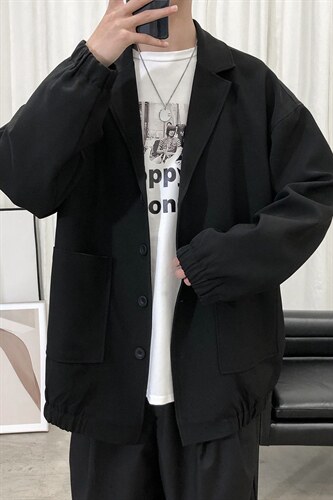 2024年春季宽松小西装男雅痞情侣休闲西服外套 A071-X01-P80图片