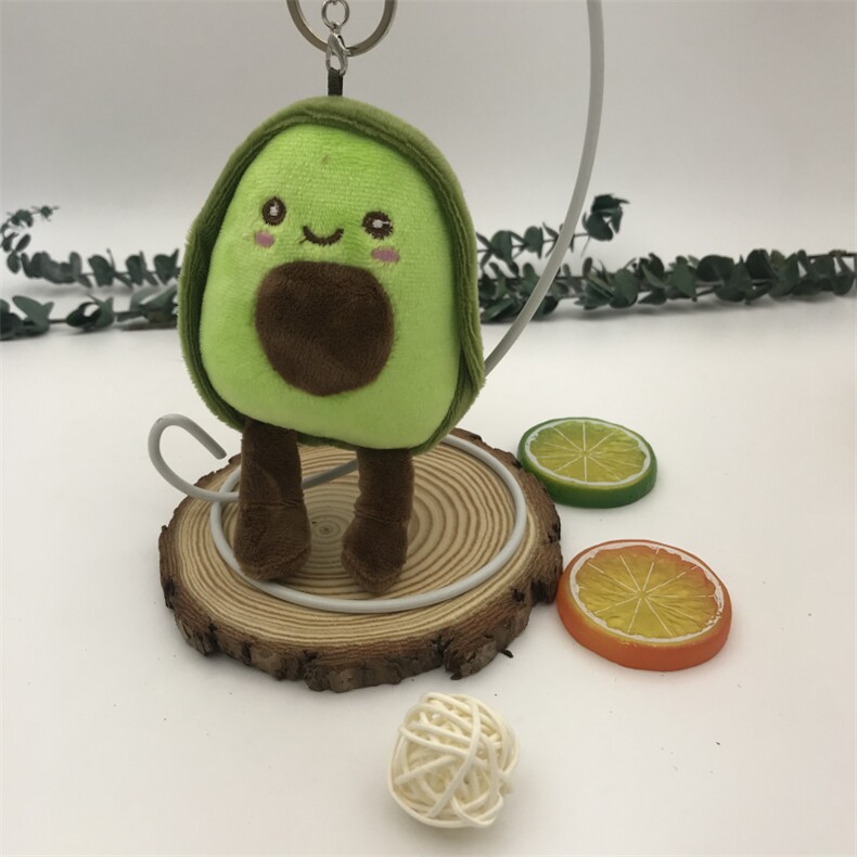 牛油果可爱精品毛绒水果挂件，山东三丰挂件网供