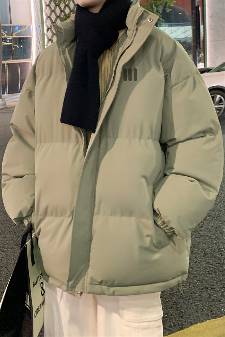 外景冬季加厚面包服男重磅宽松立领棉衣保暖大码外套MF00378/P90,男装棉衣,电商B316