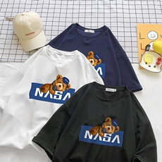 Q11247-P30NASA春夏季七分袖t恤男大码五分袖男短袖中袖小清新，男装T恤，电商A040
