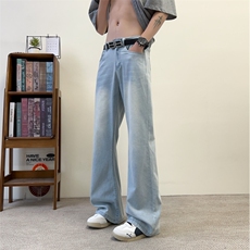 2026夏季新款美式高街百搭微喇冰丝牛仔裤B315-K671-P55控78，男装牛仔裤，电商B315