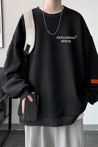 NASA圆领卫衣男大码加厚加绒长袖t恤男S6244-P28 加绒款-P33图片