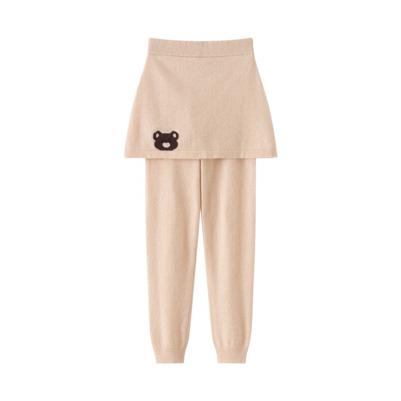 儿童假两件裙裤时尚百搭通勤休闲，童装裤子，伊绒腾羊绒