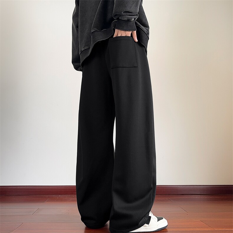 特批P28无差价秋季新款马吉拉刺绣弯刀卫裤男休闲直筒阔腿裤K1953,男装休闲裤,电商A001-1