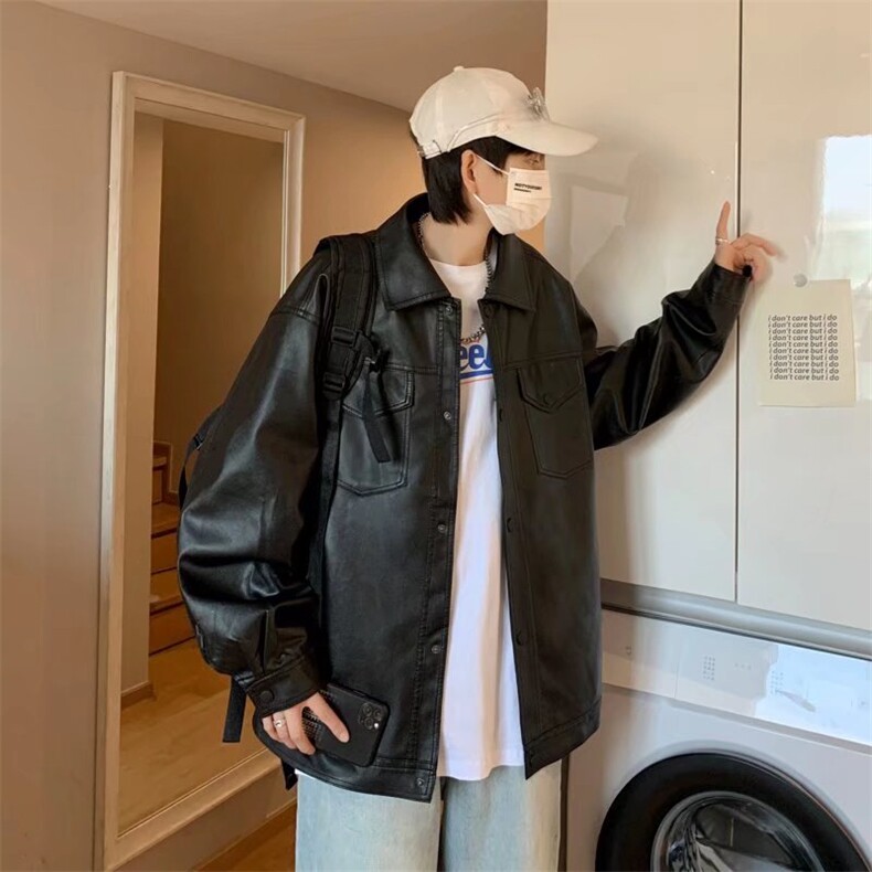 潮流夹克潮男春季PU夹克JK6615P65,男装夹克,星座1116-2