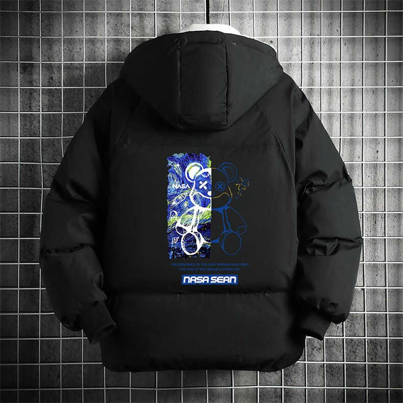 控128加绒面包服男大码羊羔毛衣男MY16290-P100,男装棉衣,电商A040A