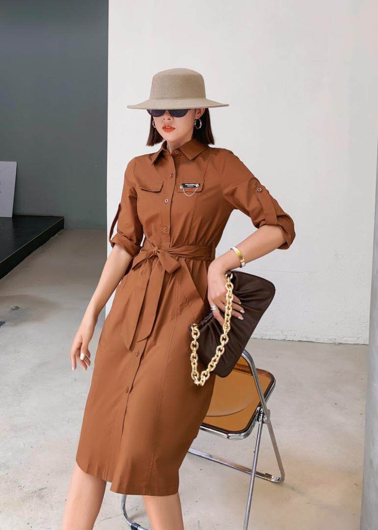 秋季新款连衣裙，女装连衣裙，芯俪歌 芭绯